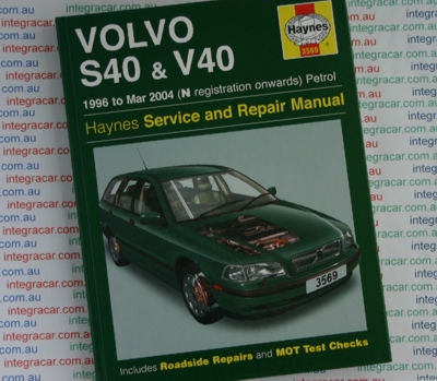 Volvo S40 and V40 Service and Repair manual Haynes 1996 - 2004 NEW